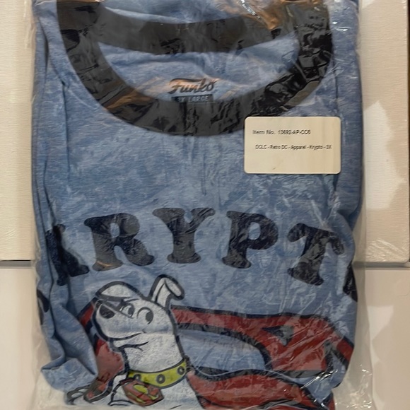 New in package Funko Pop! DC Retro Apparel Krypto 3X - Picture 2 of 2